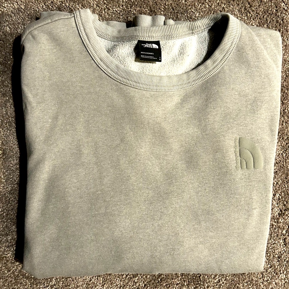 New Men’s North Face Grey Sweatshirt - Size Large